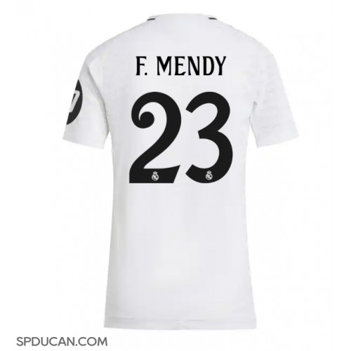 Zenski Nogometni Dres Real Madrid Ferland Mendy #23 Domaci 2024-25 Kratak Rukav